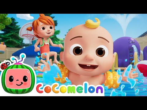 Swimming Song + High Five Song! Summer Activities for Kids ☀️| CoComelon Nursery Rhymes & Kids Songs