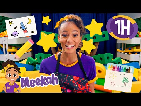 Meekah's Creative Rocket Games! | Educational Videos for Kids | Blippi and Meekah Kids TV