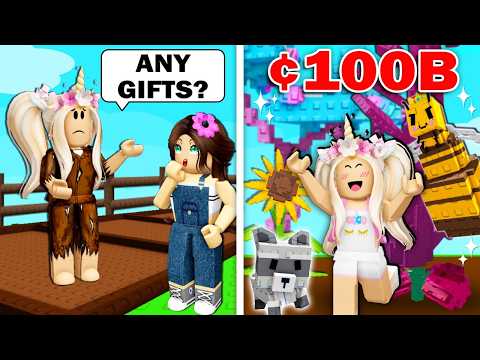 Pretending To Be POOR To Get RICH In Grow A Garden! (Roblox)