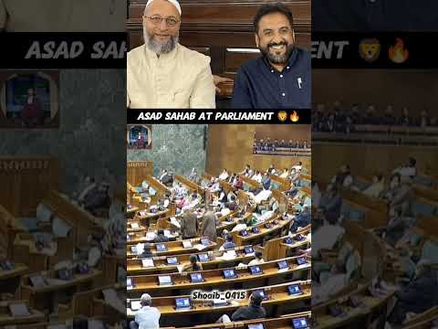 Asad Sahab AT Parliament #asaduddinowaisi #aimim #duet #parliamentsession