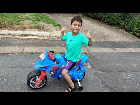 Spiderman Bike Ride kids toys power wheel