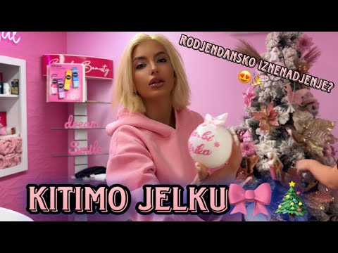 KITIMO JELKU U BARBI BEAUTY SALONU + MAMINO IZNENADJENJE ZA RODJENDAN ( Zasto nema VLOGMASA?)🎄