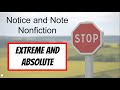 Understanding Extreme and Absolute Language