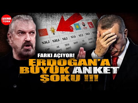 SONAR'IN SON ANKETİNDE ERDOĞAN'A BÜYÜK ŞOK! CHP FARKI AÇTI!