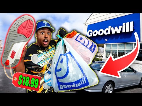 Finding SOLD OUT JORDANS FOR $18 At The THRIFT! My BIGGEST HAUL YET! 30+ PICKUPS! VINTAGE NIKE,YEEZY