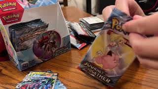 LAST PACK MAGIC IS REAL! Finishing unboxing the rest of Pokemon journey together booster box 💥💥