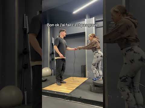 J’ai vraiment simuler pour me rapprocher d’elle 👀😭❤️ #fitness #training #comedie #gym #humour
