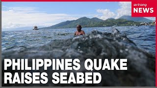 YouTube video thumbnail: Deadly Philippine Quake Raised Seabed by up to two Metres