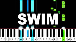 BTS (방탄소년단) - SWIM - Piano Tutorial