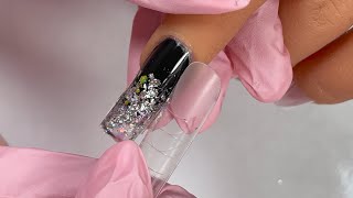 💕Estructuras Con Dual SYSTEM/ Uñas Con Poly Gel🔥💅 #polygel #dualsystemuñas 