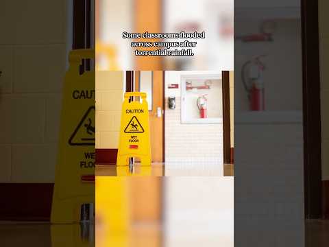 Wightman Hall flooding - Sep. 3, 2026. #cmlife #centralmichiganuniversity #cmu