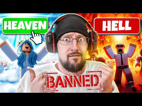 I Played BANNED Roblox Game: Heaven or Hell