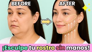 ¡Eleva tu rostro sin manos! Pómulos altos y mandíbula definida al instante
