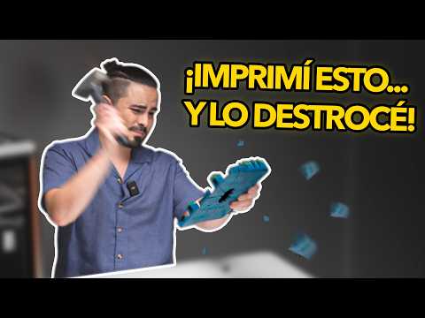 Imprimí esta SILLA 3D en 24 h: se DOBLA, BRILLA y casi EXPLOTA 😱