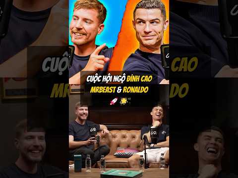 Cuộc Hội Ngộ Đỉnh Cao: MrBeast & Ronaldo! 🚀🌟 #football #bongda