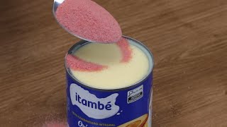 Misture leite condensado com gelatina e o resultado vai te surpreender!