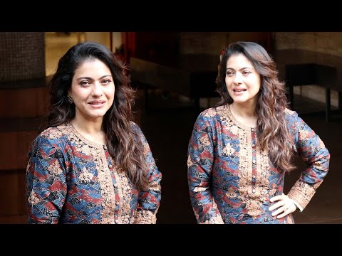 Kajol In DELHI For Her FILM MAA PROMOTION