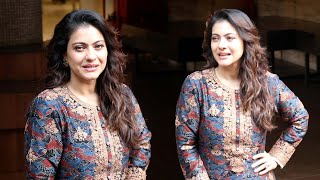 Kajol In DELHI For Her FILM MAA PROMOTION
