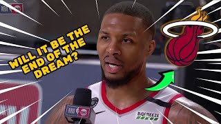 HISTORY END? LOOK AT THIS FAN! DAMIAN LILLARD ARRIVING IN THE HEAT? MIAMI HEAT NEWS