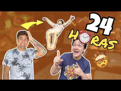 24 HORAS EN UN PARQUE DE TRAMPOLINES CON DIOSDADO !! | LuisFeVlogs