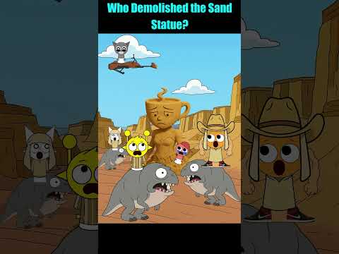 Who Demolished the Espressona Signora Sand Sculptures? ๐๏ธ๐จ | Wenda Gray Udin? | #incrediboxsprunki