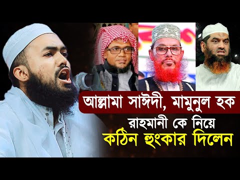 আল্লামা সাঈদী, মামুনুল হক, রাহমানী কে নিয়ে কঠিন হুংকার দিলেন | আল-আমীন বিন ইউসুফ |Al Amin Bin Yusuf