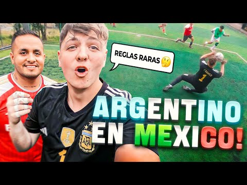 Jugué un PARTIDO EN MÉXICO y las REGLAS ERAN EXTRAÑAS 🏆⚽