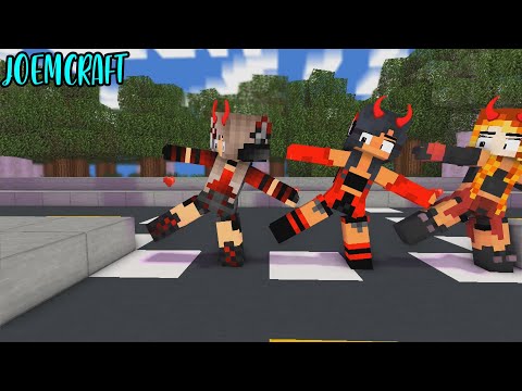 EVIL CAPTURED LOVE | APHMAU, KIM, MACN | PHUT HON DANCE } SUPER IDOL DANCE - Minecraft Animation