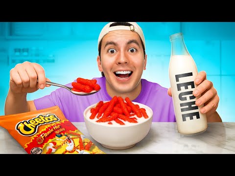 PROBAMOS LAS COMBINACIONES DE COMIDA MÁS RARAS DE SUSCRIPTORES