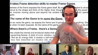 Visceral Gravitas is a constant reframe game - This is Deef's specialty!