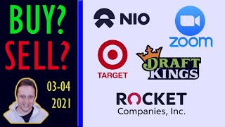 Stocks to buy | Stock analysis: NIO, Zoom ZM, Target TGT, Rocket Companies RKT, DraftKings DKNG