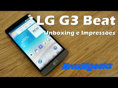 (PORTUGUESE) LG G3 Beat - Unboxing e Impressões