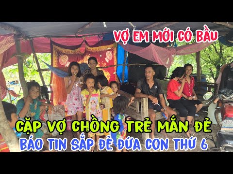 Tá hỏa với người đàn ông kéo vợ và 5 cô con gái trên xe kéo tự chế báo tin sắp có đứa con thứ 6