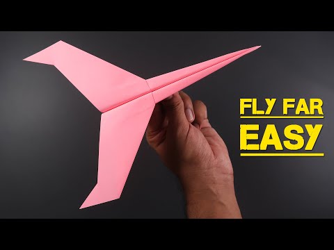 How to make an Easy Paper Airplane that FLY FAR || Best Paper Plane