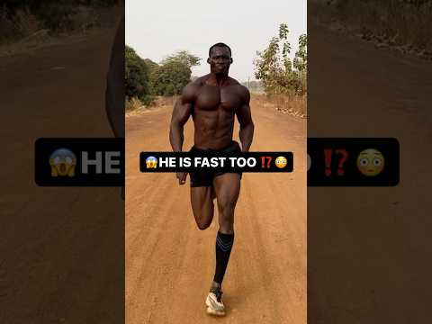 ?How can He be muscular and runs this fast at the same time ⁉️?
