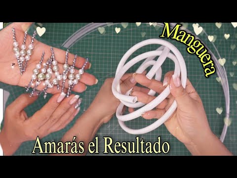 Crea Sorprendente Idea😱 con MANGUERA ♻️ y ALAMBRE Paso a Paso 👌 Amarás el Resultado 🥰
