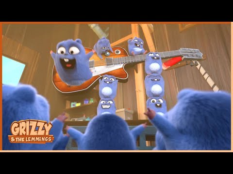 Sandbox Games | Grizzy & the lemmings (Clip) | 🐻🐹 Cartoon for Kids