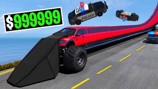 $1 to $1,000,000 Long Ramp Car