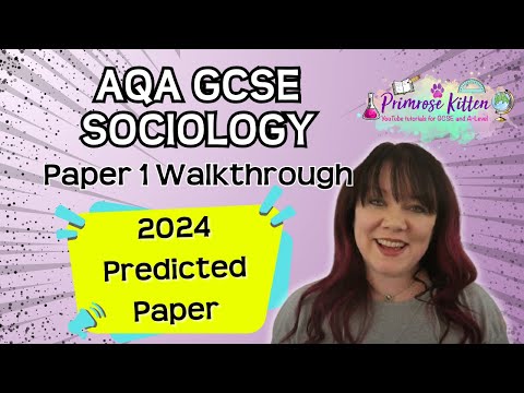 AQA | GCSE | Sociology | Paper 1 | 2024 Predicted Paper