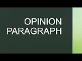 Opinion Writing Skills Assessment