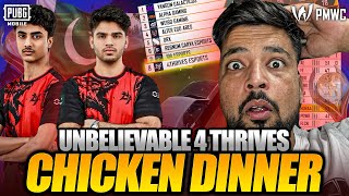 Unbelievable 4 Thrives chicken dinner 😳🔥🥵 - FM RADIO GAMING #wce
