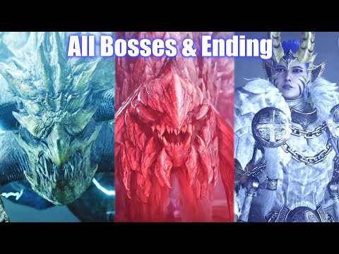 Monster Hunter Wilds - All Bosses & True Ending (Full Story)