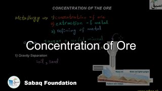 Concentration of Ore
