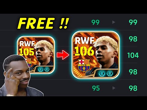 How To Train 106 Rated Big Time Lamine Yamal In eFootball 2025 🔥