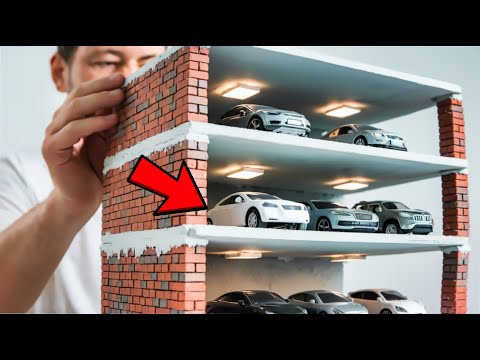 Man Built A DIY 3-Story Parking Garage From Scratch !