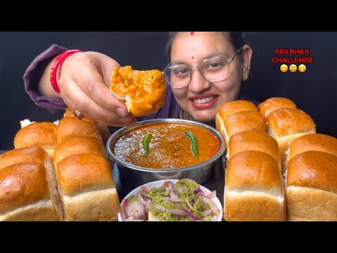 EatingSpicy🥵 Pav Bhaji Challenge I Street food challenge I Food Challenge I Foodie Gd