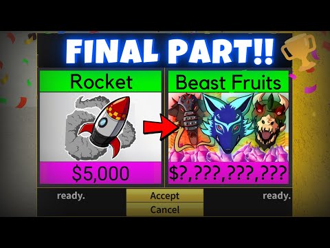 Rocket To Beast Fruits in Blox Fruits! Final Part 🏆