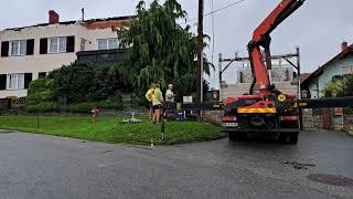 2023 08 27 Abgedeccktes Haus nach Unwetter in Schärding