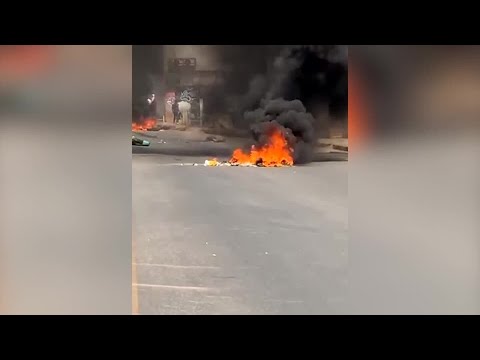 YouTube video thumbnail: Angola Fuel Hike Protests Turn Violent, Local Media Reports