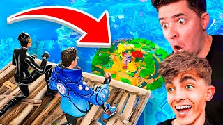 FIZEMOS UMA SKYBASE NA TEMPORADA OG DO FORTNITE!
